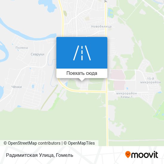 Карта Радимитская Улица