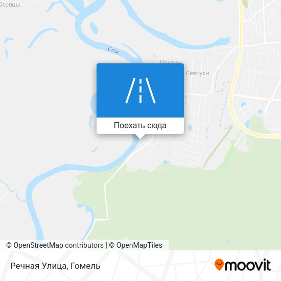 Карта Речная Улица