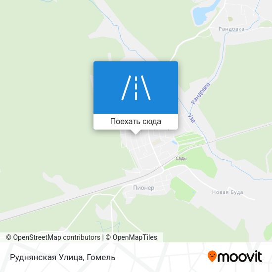Карта Руднянская Улица