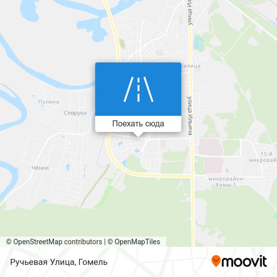 Карта Ручьевая Улица