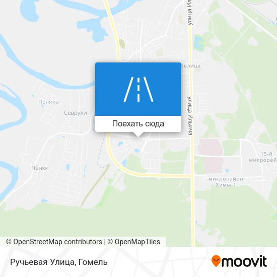 Карта Ручьевая Улица