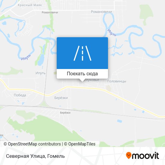 Карта Северная Улица