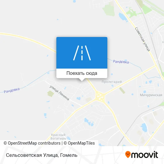 Карта Сельсоветская Улица