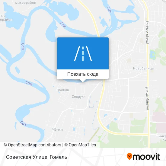 Карта Советская Улица