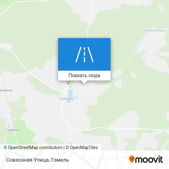 Карта Совхозная Улица