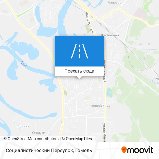 Карта Социалистический Переулок