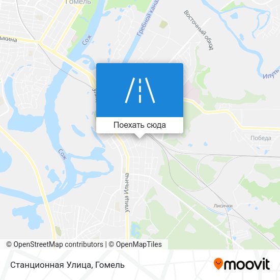 Карта Станционная Улица