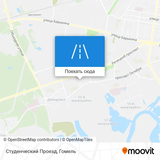 Карта Студенческий Проезд