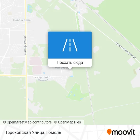 Карта Тереховская Улица