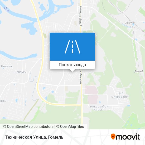 Карта Техническая Улица