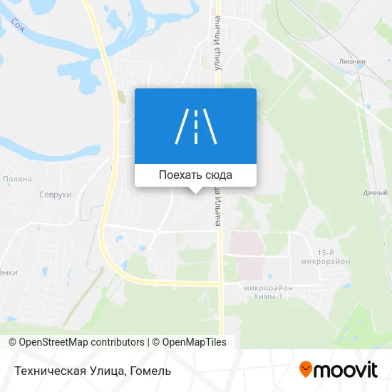 Карта Техническая Улица