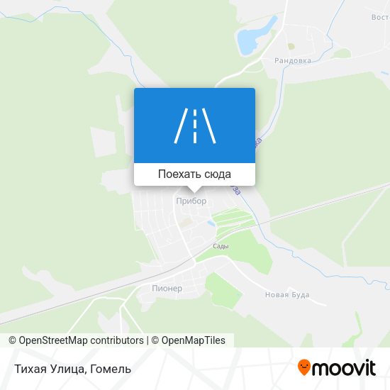 Карта Тихая Улица