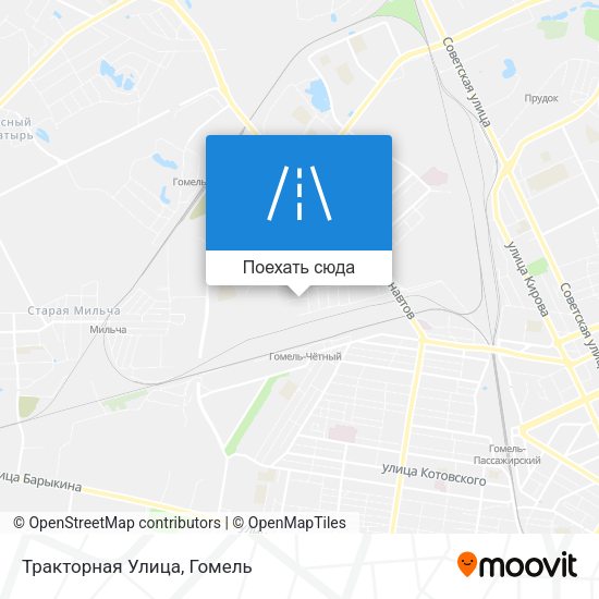 Карта Тракторная Улица