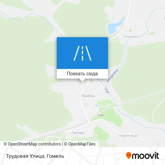 Карта Трудовая Улица