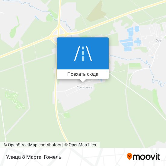 Карта Улица 8 Марта