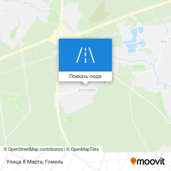 Карта Улица 8 Марта