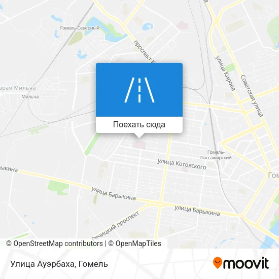 Карта Улица Ауэрбаха