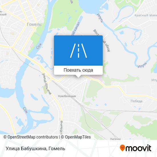 Карта Улица Бабушкина