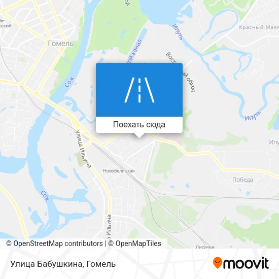 Карта Улица Бабушкина
