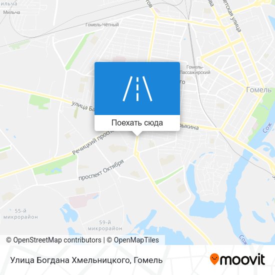 Карта Улица Богдана Хмельницкого
