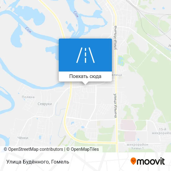 Карта Улица Будённого