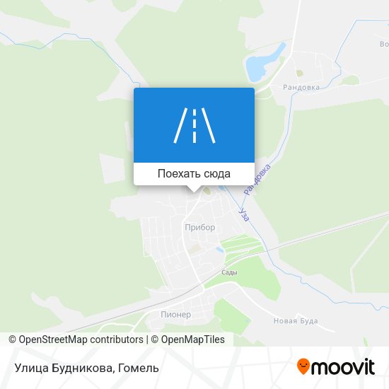 Карта Улица Будникова