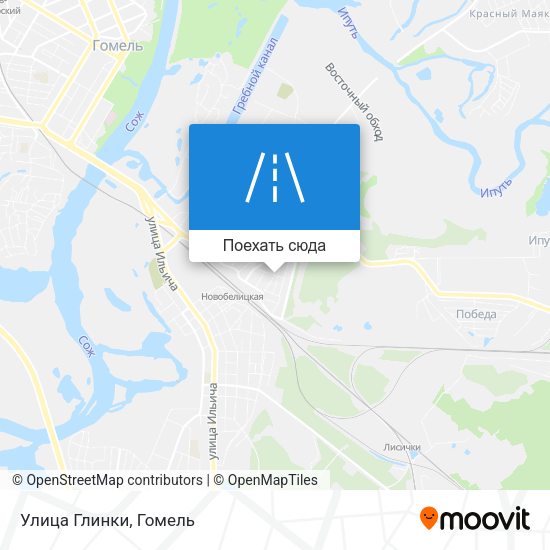 Карта Улица Глинки