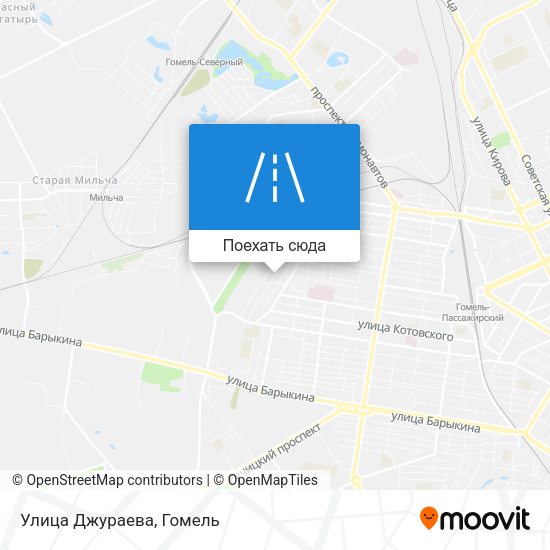 Карта Улица Джураева