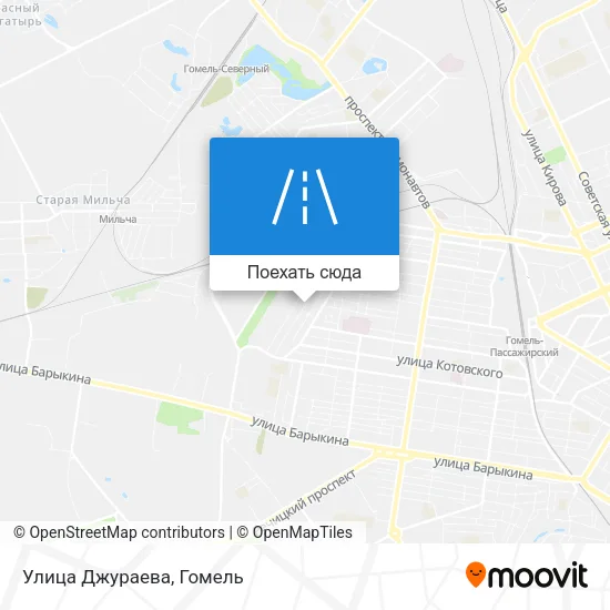 Карта Улица Джураева
