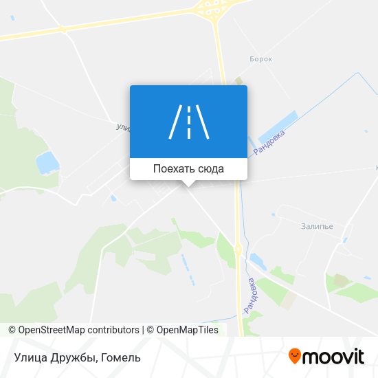 Карта Улица Дружбы