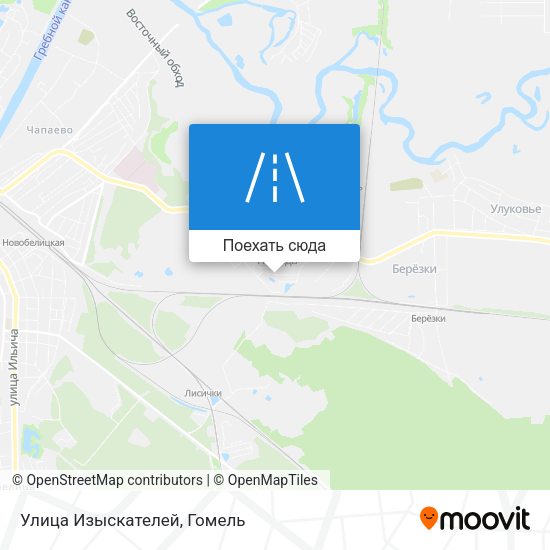 Карта Улица Изыскателей