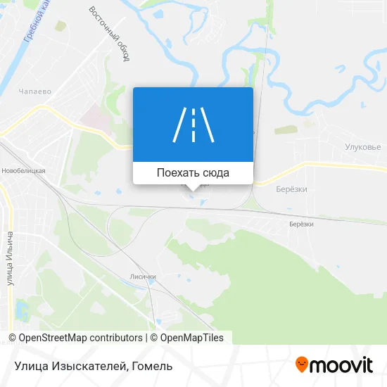 Карта Улица Изыскателей