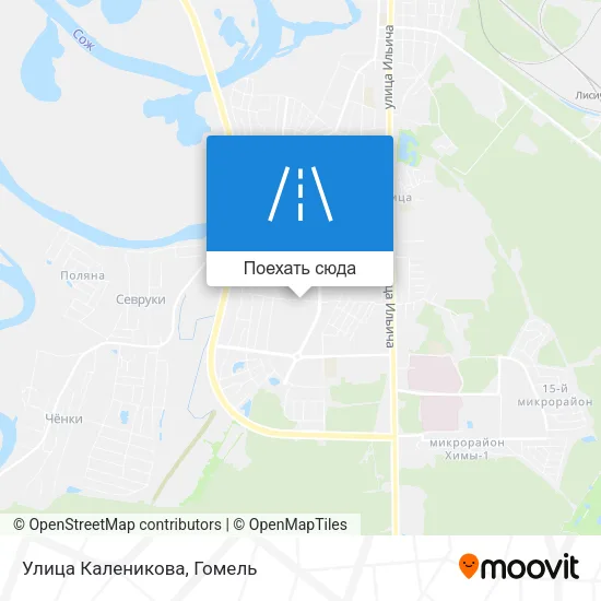 Карта Улица Каленикова