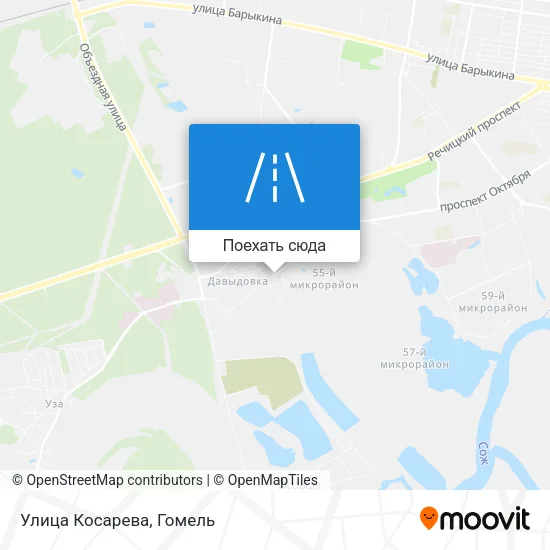 Карта Улица Косарева