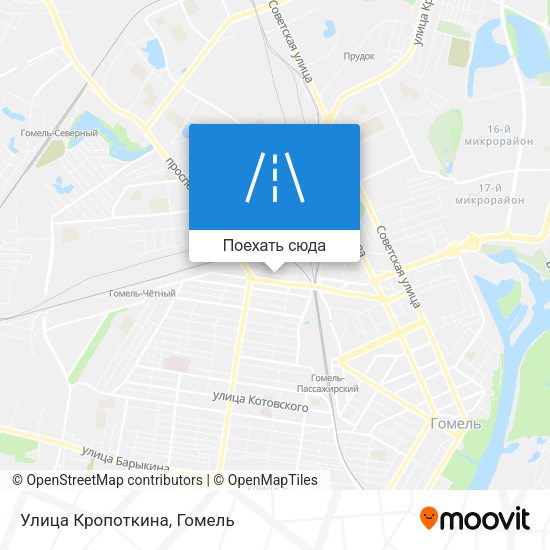 Карта Улица Кропоткина