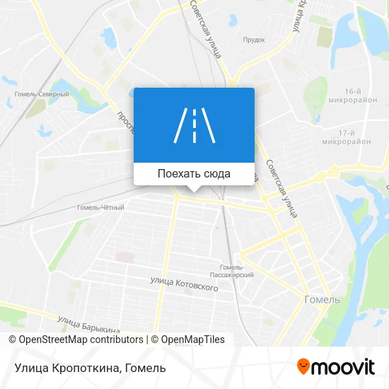 Карта Улица Кропоткина