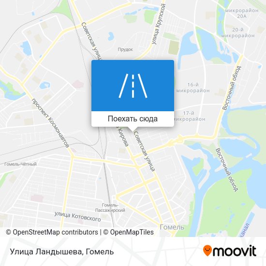 Карта Улица Ландышева