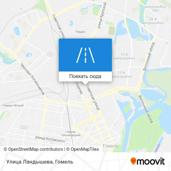 Карта Улица Ландышева