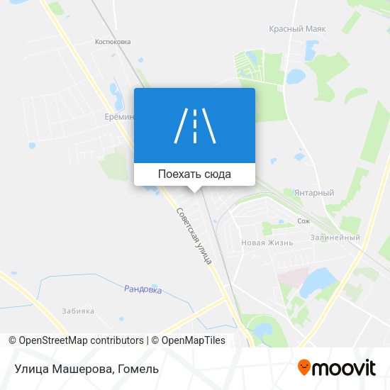 Карта Улица Машерова