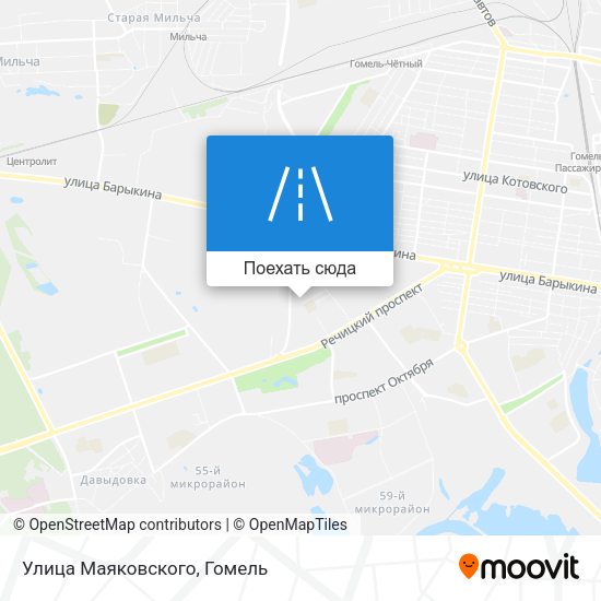 Карта Улица Маяковского