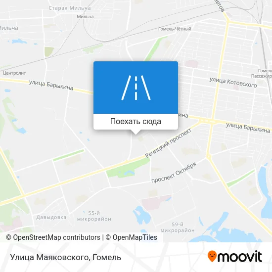 Карта Улица Маяковского