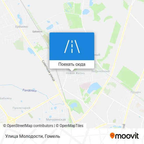 Карта Улица Молодости