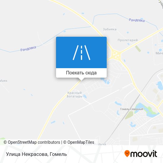 Карта Улица Некрасова