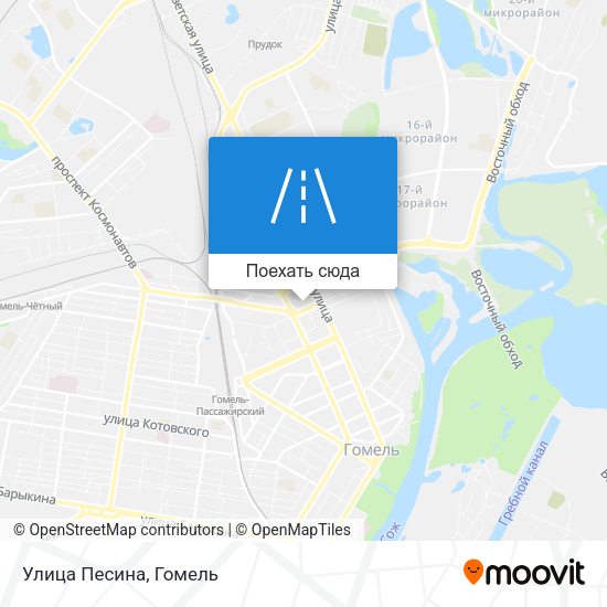 Карта Улица Песина