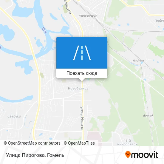 Карта Улица Пирогова