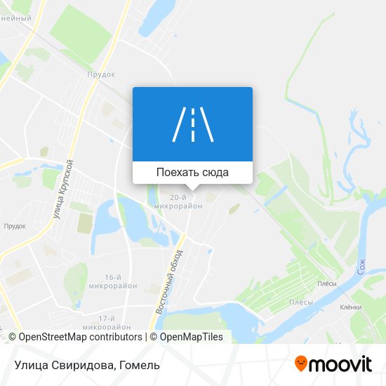 Карта Улица Свиридова