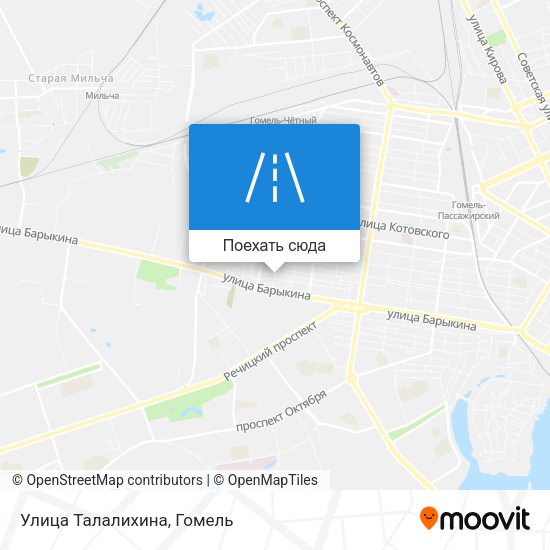 Карта Улица Талалихина