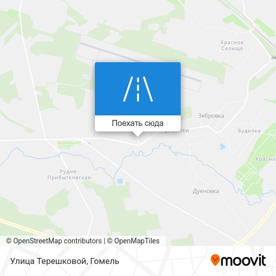 Карта Улица Терешковой