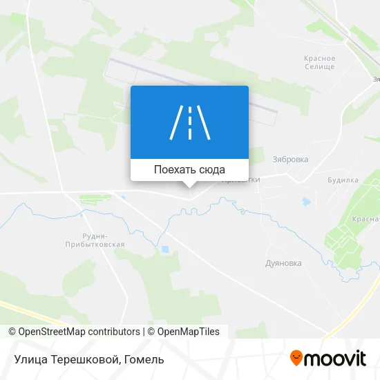 Карта Улица Терешковой