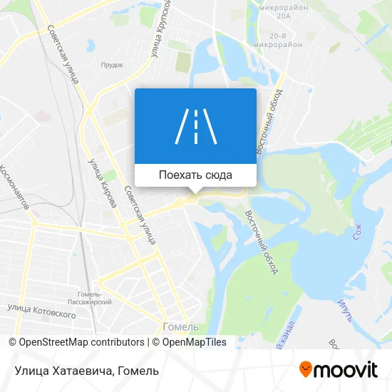 Карта Улица Хатаевича